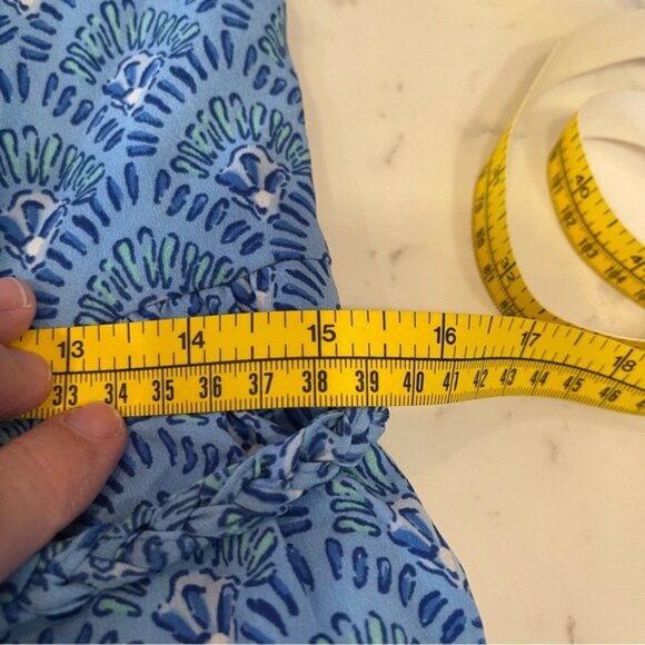 Vineyard Vines Blue Ocean Breeze MIDI Sundress Womens Size 4 - Picture 11 of 12